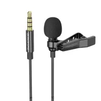 Microphone Borofone BFK11 Elegant Lavalier with 3.5mm Cable 2m