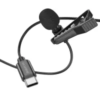 Microphone Borofone BFK11 Elegant Lavalier with USB-C Cable 2m