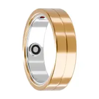 Smart Ring Maxcom mRing MR100 No.11 (Inside Diameter 20.7mm) IP68 with Heart Rate and Sleep Monitoring Gold