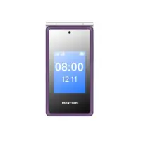 Maxcom MM835(Dual Sim) 3.5"+3,24" with Camera, Flashlight, Radio and Emergency Button Purple