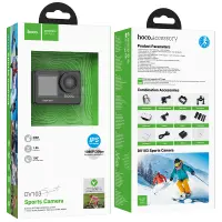 Sports Camera Hoco DV103 1080p/30fps Dual Screen 30m Waterproof (with Case) Wifi