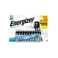 Battery Alkaline Energizer Max Plus LR03 size AAA 1.5V Pcs. 20