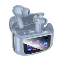Wireless Hands Free Hoco EQ21 Sandy V5.4 with Active Noise Cancellation and ENC TWS 400mAh 7h Talk Time Blue