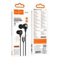 Hands Free Hoco M116 Benevolent Stereo USB-C with Microphone 1.2m Black