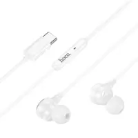 Hands Free Hoco M116 Benevolent Stereo USB-C with Microphone White 1.2m