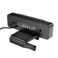 USB Webcam Hoco D100 1080p 30Fps Dual Microphone Black 1.5m