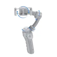 Gimbal Holder Hoco K24 for Devices 4.5"-7" 3600mAh V5.2 with 3-Axis Support Gray