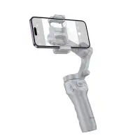 Gimbal Holder Hoco K24 for Devices 4.5"-7" 3600mAh V5.2 with 3-Axis Support Gray