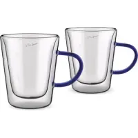 Set of 2 Tea Glasses VASO Lamart LT9118 Double-Walled Glass 300ml Green


