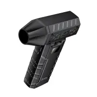 Hoco HX67 Force Recheargable Portable Handheld Ultra High Speed Fan 3000mAh 80.000Rpm Airflow Speed Black