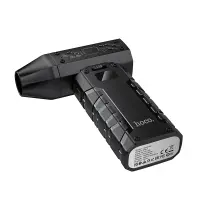 Hoco HX67 Force Recheargable Portable Handheld Ultra High Speed Fan 3000mAh 80.000Rpm Airflow Speed Black