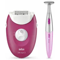Epilator Suitable for Body and Legs Braun Silk-Epil 3-420 + Trimmer for Face