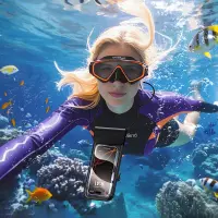 Hoco HX53 Treasure Leather Waterproof Phone Bag Dimensions 24cm x 12cm