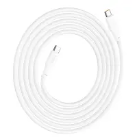 Data Cable Hoco X93 Force USB-C to USB-C 240W PD 5A Fast Charging White 2m