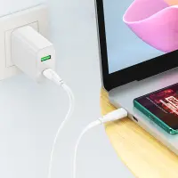 Data Cable Hoco X93 Force USB-C to USB-C 240W PD 5A Fast Charging White 2m