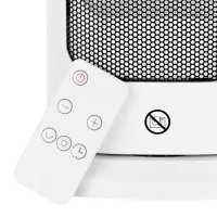 Ceramic Fan Heater Noveen PTC2000 2000W with Smart LED Display 2-Speeds and Overheating Protection White