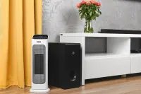 Ceramic Fan Heater Noveen PTC2000 2000W with Smart LED Display 2-Speeds and Overheating Protection White