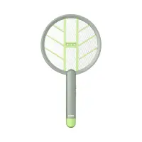 N'oveen IKN145 Electric Insect Killer 4W UV Light 30m² 2 in 1 with Rechargeable Battery 1200mAh Grey-Green