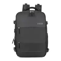 Cabin Travel Backpack N'oveen CTB400 with External USB Port and Ergonomic Straps and Padded Back for Comfort Black