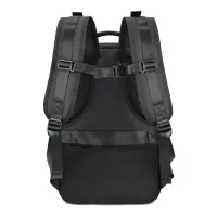 Cabin Travel Backpack N'oveen CTB400 with External USB Port and Ergonomic Straps and Padded Back for Comfort Black