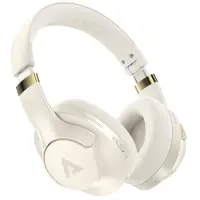 Wireless Foldable Headphones Stereo Acefast H4 500mAh v5.3 ANC AUX USB-C IPX4 Beige