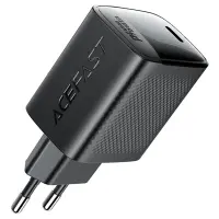 Travel Charger Acefast A112 Fast Charging USB-C PD45W QC3.0 GaN Black