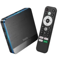 Hoco DQ07 Primo TV Box 4K UHD 60Fps with WiFi RJ45 4GB RAM + 64GB ROM v5.0 Android9