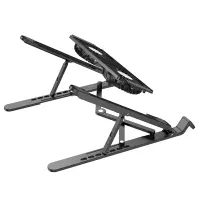 Laptop Cooler Hoco DH17 Black with 2 Fans and Lighting for Laptops up to 17.3"