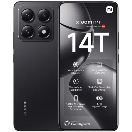 Xiaomi 14T 5G Dual Sim 6.67" 12GB/256GB NFC IP68 Titan Black