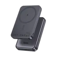 Power Bank Hoco J160 5000mAh with Wireless Charging 5W and USB-C Port 5V/2A and LED Battery Indicator Grey