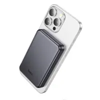 Power Bank Hoco J160 5000mAh with Wireless Charging 5W and USB-C Port 5V/2A and LED Battery Indicator Grey