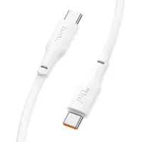 Cable Hoco X93 Force USB-C  to USB-C PD240W 5A White 1m
