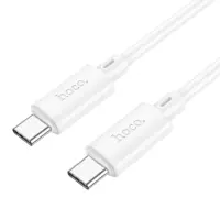 Cable Hoco X88 Gratified USB-C  to USB-C 60W 3A White 2m