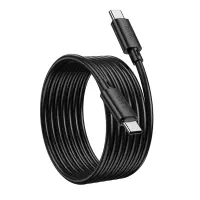 Cable Hoco X88 Gratified USB-C  to USB-C 60W 3A Black 2m