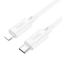 Cable Hoco X88 Gratified USB-C  to Lightning PD27W White 2m