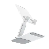 Hoco Phone Desk Aluminum Stand PH50 Ivey 360° Compatible with Devices 4.5"-7" and Extendable Arm White