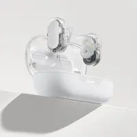 Wireless Earphones Hands Free Acefast FA003 TWS v5.3 550mAh 8hr Working Time with 4-Mic ENC Technology IPX4 Wireless Charging White