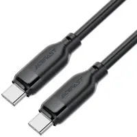 Cable Acefast C16-03 USB-C  to USB-C 60W 3A USB2.0 Black 1.2m