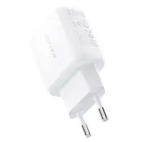 Travel Charger Acefast A130 Fast Charging USB-C PD20W 3.0A White