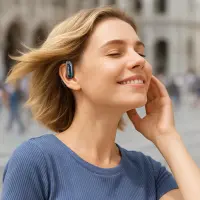 Wireless Earphones Hands Free Acefast FA005 TWS Ultra Thin v5.4 400mAh 20hr Working Time ENC IPX4 Black