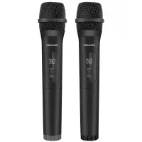 Set of Wireless Microphones Sencor SSS WM20 with 6.3mm Jack Bluetooth Receiver and Range up to 20m