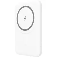 Power Bank Yenkee YPB 501 5000mAh 15W 3A MagSafe Wireless Charging and 1xUSB-C PD20W Port, LED Battery Indicator White