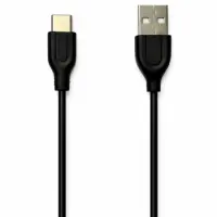 Cable Hoco DU64 USB-A  to USB-C Fast Charging 3A  Black 1m Bulk