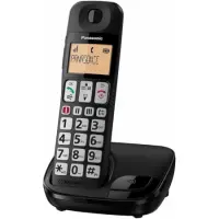 Dect/Gap Panasonic  KX-TGE310SPB Black with Hands-Free Talking and Big Buttons Black