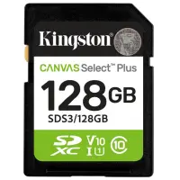 Memory Card SDXC 128GB Kingston Canvas Select+ Class 10 up to 150MB/s SDS3/128GB