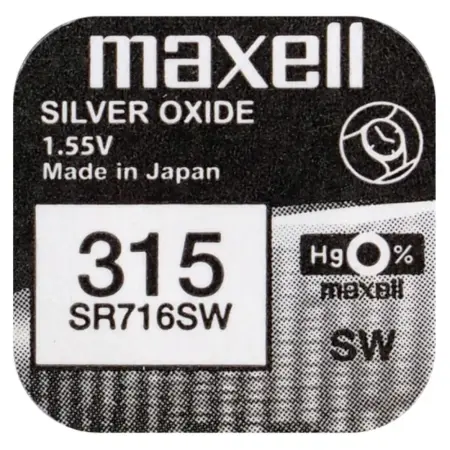 Buttoncell Energizer 315LD SR716SW 1.55V Pcs. 1