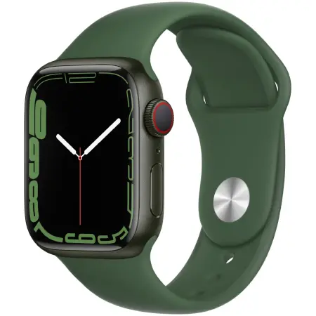 Apple Watch Series 7 Aluminum 41mm GPS eSim NFC IP6X Aluminum Case Green MKHT3FD/A