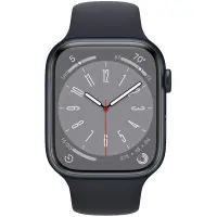 Apple Watch Series 9 45mm GPS eSim NFC IP6X Stainless Steel Case Graphite with Midnight Sport Band MRMV3QF/A