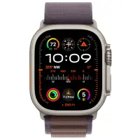 Apple Watch Ultra 2 49mm GPS eSIM NFC IP6X Titanium Case with Indigo Alpine Loop MREW3FD/A