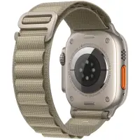 Apple Watch Ultra 2 49mm GPS eSIM NFC IP6X Titanium Case with Olive Alpine Loop MREY3FD/A